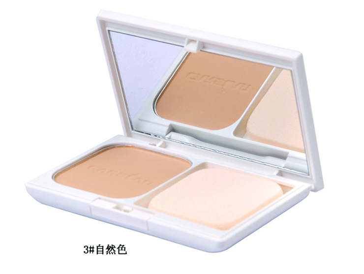 Bánh bột màu xanh Kazi Zero 活 弹 đàn hồi sử dụng kép dạng bột chính hãng 03 trang điểm màu tự nhiên miễn phí vận chuyển - Bột nén phấn phủ