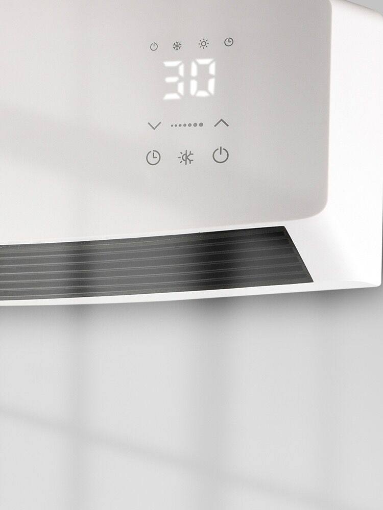 Mobile Small Air Conditioner for Both Cooling and Heating, Wall-Mounted for Bedroom, No Drilling Required, Silent, Energy-Saving, No External Unit, Integrated Air Cooler