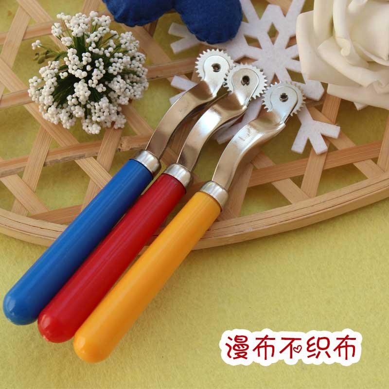 Cartooncloth unwoven cloth sewing DIY tool pressed cloth wheel imprinted wheel knife DIY handmade cloth art accessories tool