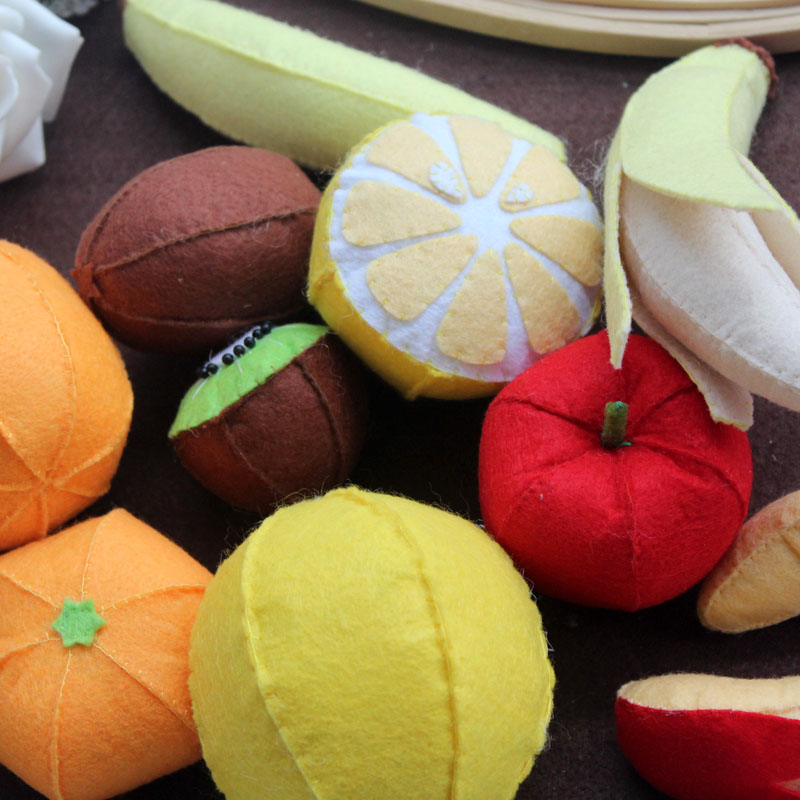The rotten nonwoven handmade fabric DIY fruit package 11 - acre children's puzzle toys