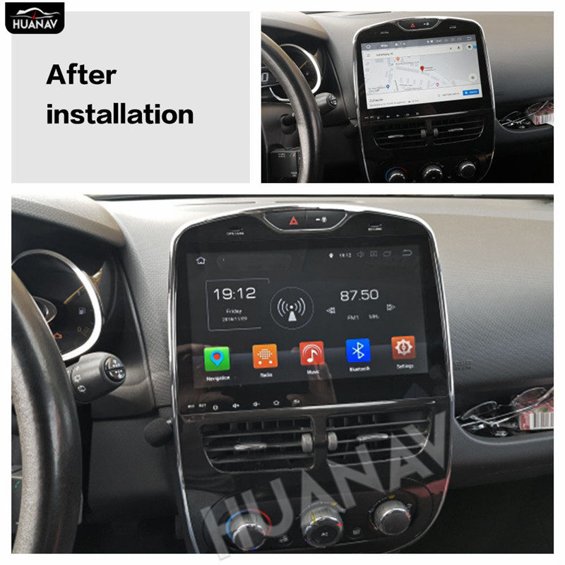On-board navigation Renault CLIO Special car special video navigation machine Android 9 0 Nuclear reversing image player