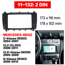 Mercedes-Benz C(W203) CLC (CL203)CLK(W209)G(W463)DVD CD navigation modified surface frame panel