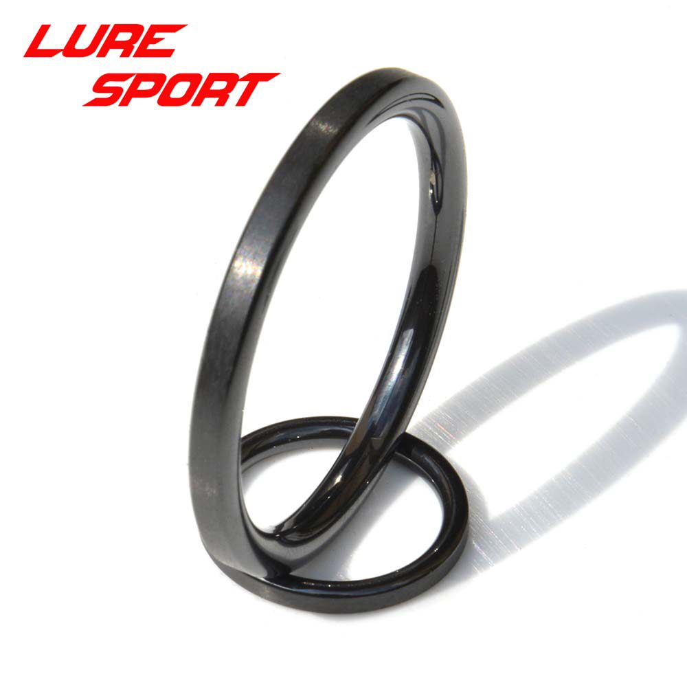 Potem LS thin porcelain ring black porcelain loop subpole guide ring ceramic ring with rod modified fishing rod DIY accessories