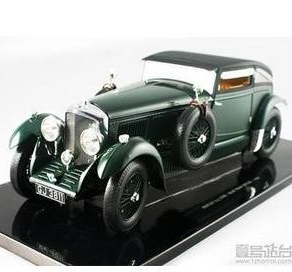Mini cut 1:18 1930 Bentley mountain climbing car BENTLEY 6 5 car model