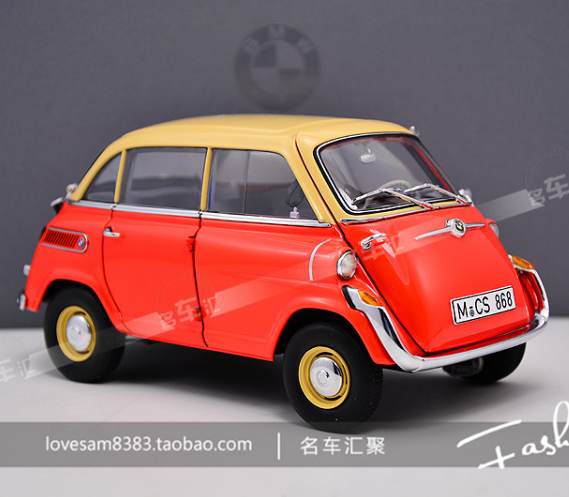 Original 1:18 BMW 600 BMW egg car BMW 600 classic car model car model