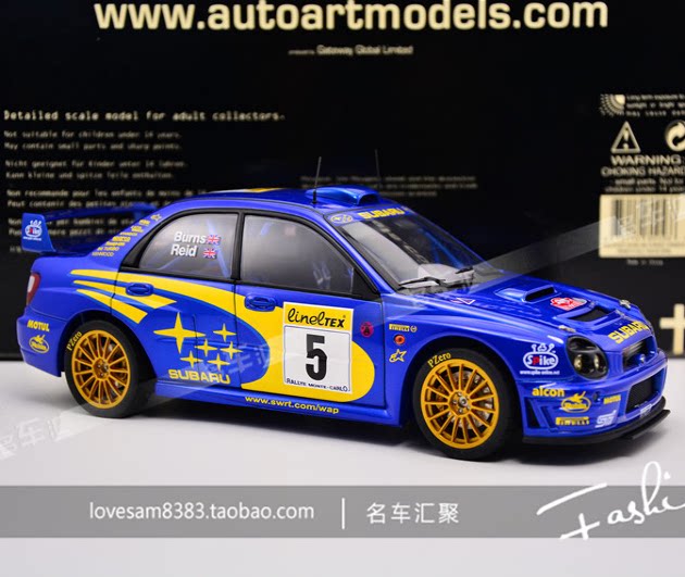 ALTO 1:18 SUBARU IMPREZA WRC 2001 RALLY PORTUGAL Collection