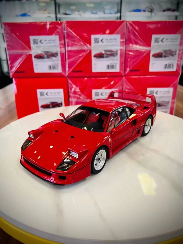 Kyosho 1:18 Ferrari F40 Replica Realistic Alloy Full Metal Car Model Collectible Display Piece Kyosho 1:18 Ferrari F40 Replica Realistic Alloy Full Metal Car Model Collectible Display Piece