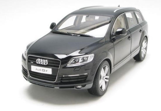 KyoShang 1:18 Audi AUDI Q7 SUV black car model collection