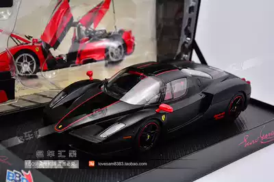 BBR 1:18 FERRARI ENZO MATTE BLACK BLACK FERRARI ENZO 2004 LIMITED EDITION 1008 CAR MODEL
