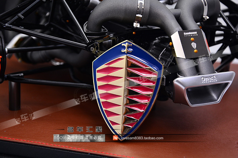 The Swedish Köniseger Official Original Factory Alloy Car Mark Collection