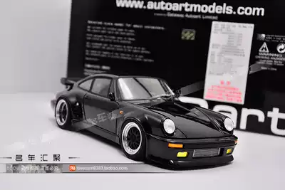 Alto 1:18 Porsche Midnight Blackbird Coast 911 930 car model