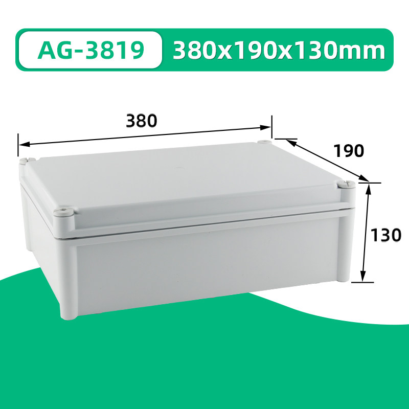 380*190*130 outdoor surface mounted waterproof box outdoor power monitoring switch plastic dust-proof and moisture-proof junction box