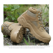 Outdoor winter army fan desert super clear shock absorption non-slip combat boots Tactical boots Special forces field low-top field boots