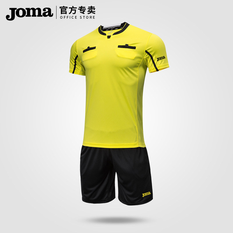 JOMA Homer Football referee uniform top combination set short sleeves shorts professional match referee supplies equipment