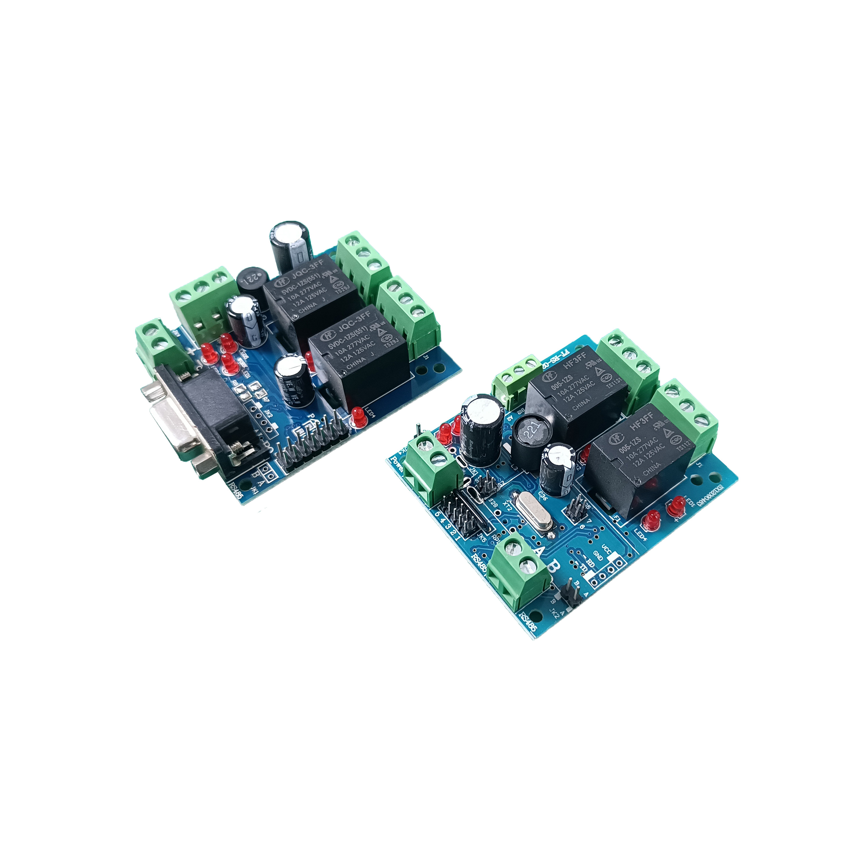 2路串口继电器IO控制板485/232开关量采集模块PLC水泵门磁modbus