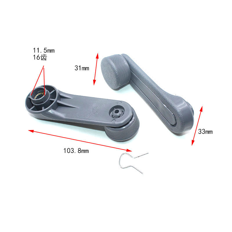 Suitable for Jinlong, Jinlv, Jinbei, Haishi, Zhongshun Car Window Lift Handle, Car Parts Clip