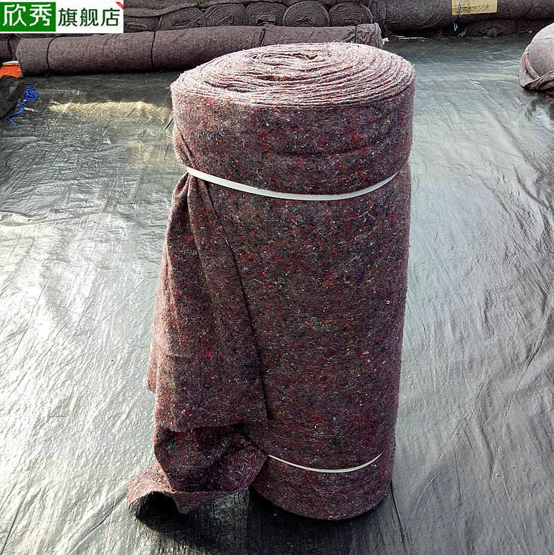 Soil artificial cloth felt road maintenance carpet moisturizing unwoven cloth insulated cotton quilted by greenhouse insulation blanket outdoor engineering cloth