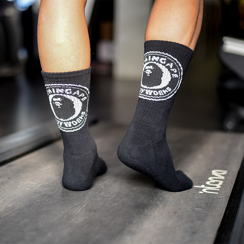 Châu Âu và thương hiệu thủy triều Hoa Kỳ stockings vớ vớ nam terry vớ thể thao cotton dày khăn dưới cùng hip hop vớ cotton ấm - Vớ thể thao vớ thể thao nike