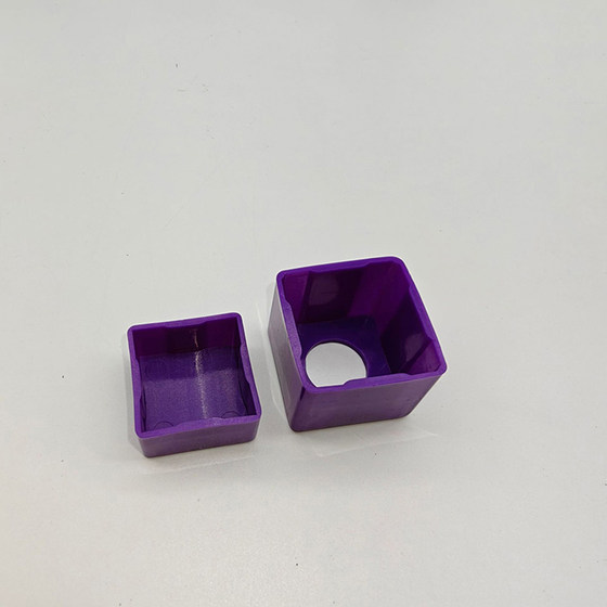 巧克粉保护套塑料多彩粉夹套防护巧克多色橡胶粉夹桌球杆用品配件