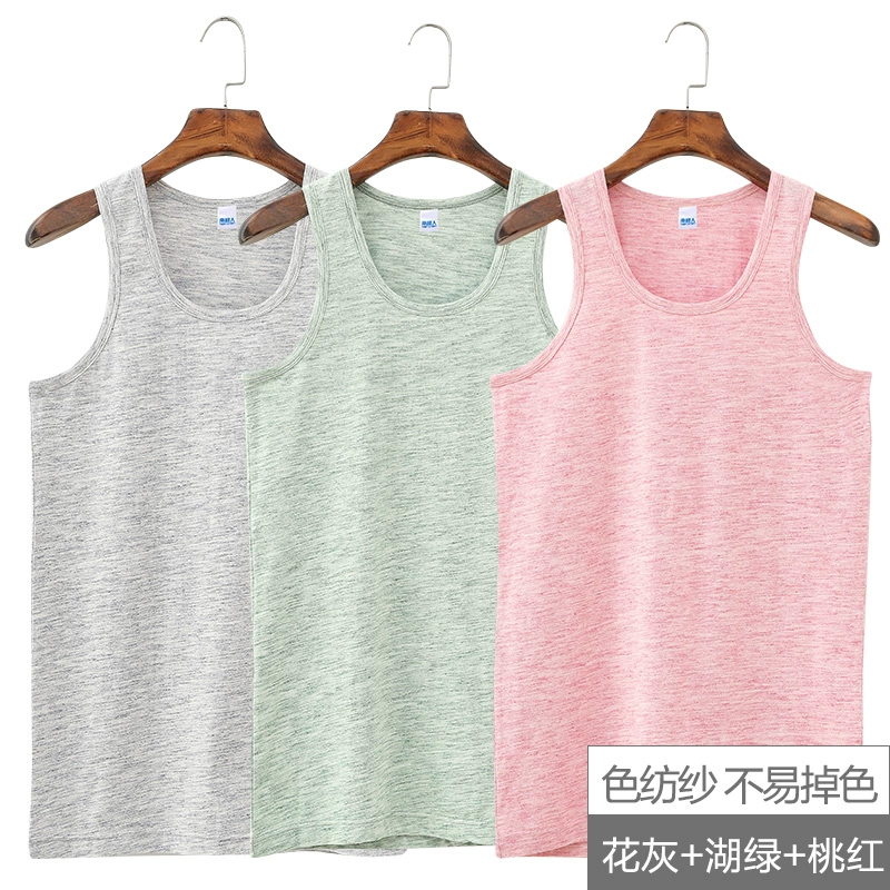 Áo vest nam Nam Cực sợi cotton mùa hè thể thao thể dục vượt rào Áo sơ mi thanh niên nam - Áo vest