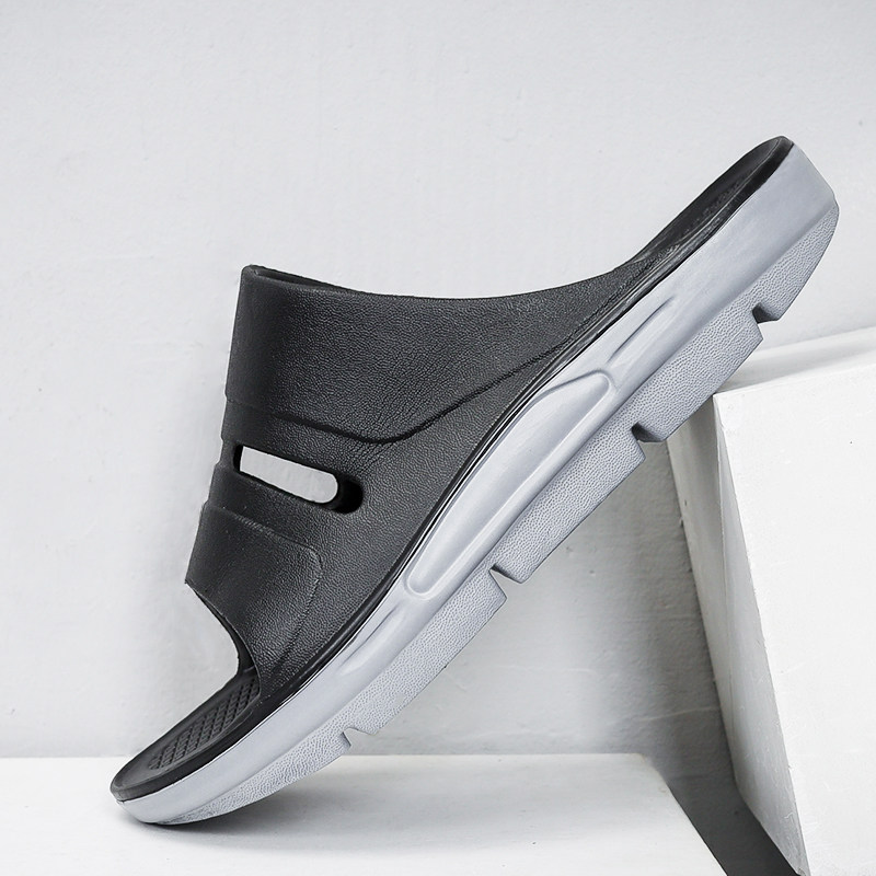 Slippers men's summer arch support thick bottom shock absorption large size 46 non-slip 48 increase 49 outdoor wear sports one-word drag