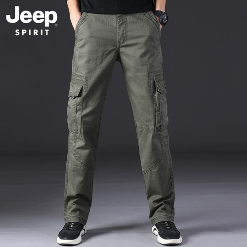 Джип, мужская демисезонная утепленный лонгслив, дорожные штаны