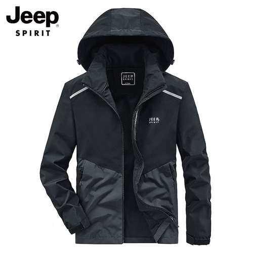 JEEP/吉普 Лонгслив для отдыха, осенняя куртка, мужская толстовка с капюшоном, коллекция 2021, оверсайз