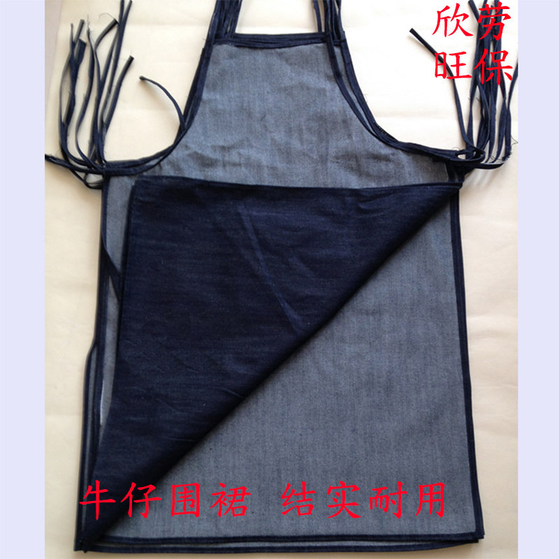 Adult Denim Apron Dress Genders Waterproof Leather Apron Plastic Resistant Acid PH Factory Market Work Apron Protection