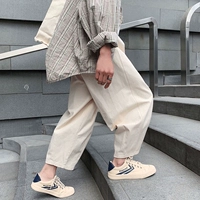 Японские ретро трендовые штаны, свободный прямой крой, в американском стиле