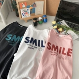 Tide, шелковая трендовая хлопковая японская футболка с коротким рукавом для влюбленных, свободный крой, подходит для подростков