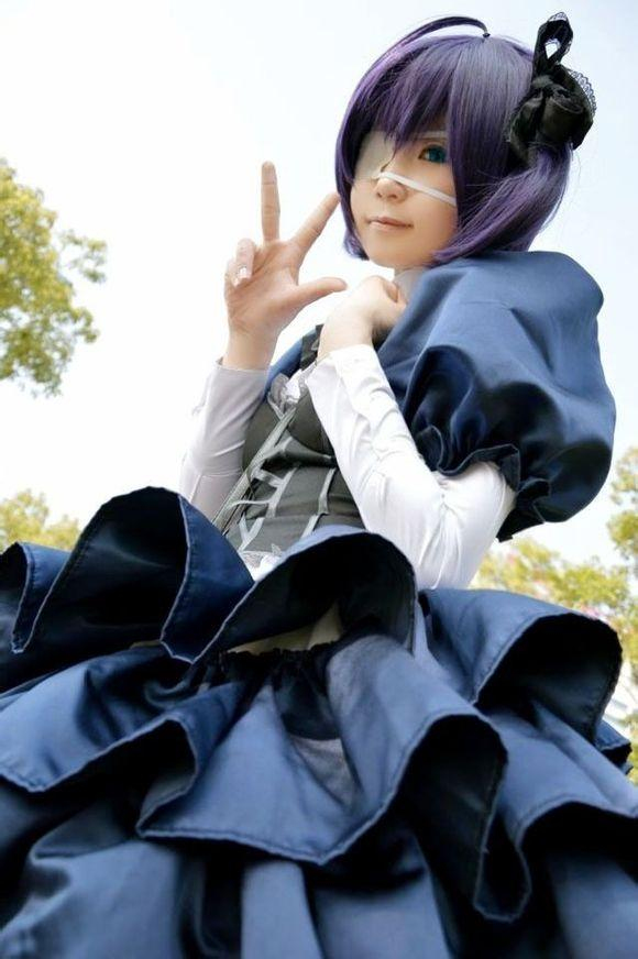 COS clothing in the second disease also want to fall in love birds swim six flower dress VER spot