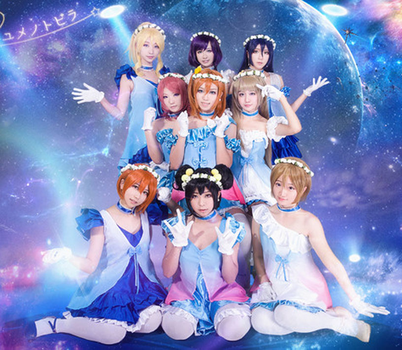 (Love Live) Interlude Blue Yarn Song Clothing COS Clothing Spot