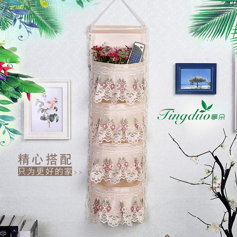 hộp nhựa tròn đựng thực phẩm Túi lưu trữ treo túi gia đình lưu trữ dụng cụ hoàn thiện túi nhà treo tường ký túc xá ký túc xá túi lưu trữ hộp đựng đũa muỗng