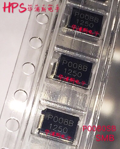 P0080SBLRP patch lightning protection discharge P0080SB diode 8V mesh version printed P008B generation SPE06SB