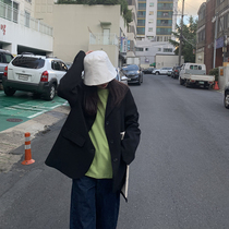 SIXI Sixi home-made spring blazer womens Korean version loose casual drape retro chic small suit