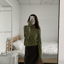 SIXI Sixi home-made 19 autumn and winter high-neck base shirt women thin thick inside with soft long-sleeved t-shirt top