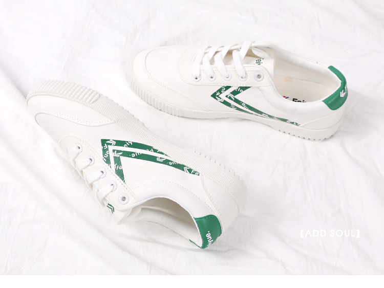 Feiyue bước nhảy của phụ nữ Giày nhỏ màu trắng Giày nữ xu hướng thời trang Giày thể thao giản dị đôi sinh viên Giày nam giày vải - Plimsolls giày the thao nam