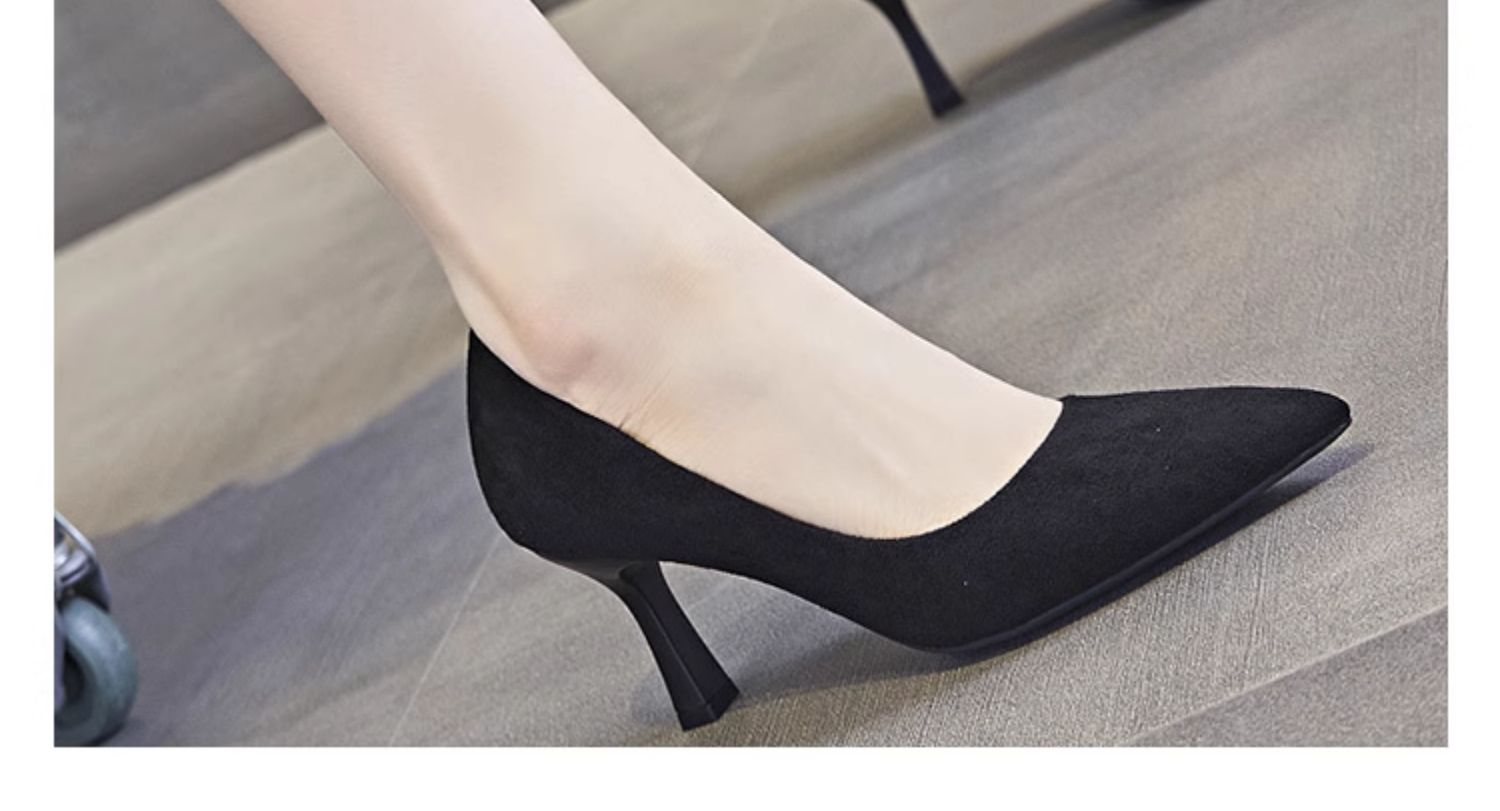 C9531 1280K GIÀY CAO GÓT NỮ RUOREAG MŨI NHỌN GÓT NHỌN GIÀY DÉP NỮ ĐỒ CÔNG SỞ G04 SẢN PHẨM MỚI