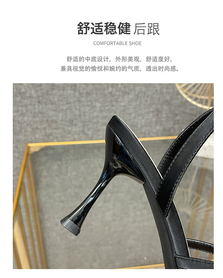C9371 1380K GIÀY CAO GÓT NỮ RUOREAG SEXY GẮN ĐÁ GÓT NHỌN MÙA HÈ GIÀY DÉP NỮ G04 SẢN PHẨM MỚI