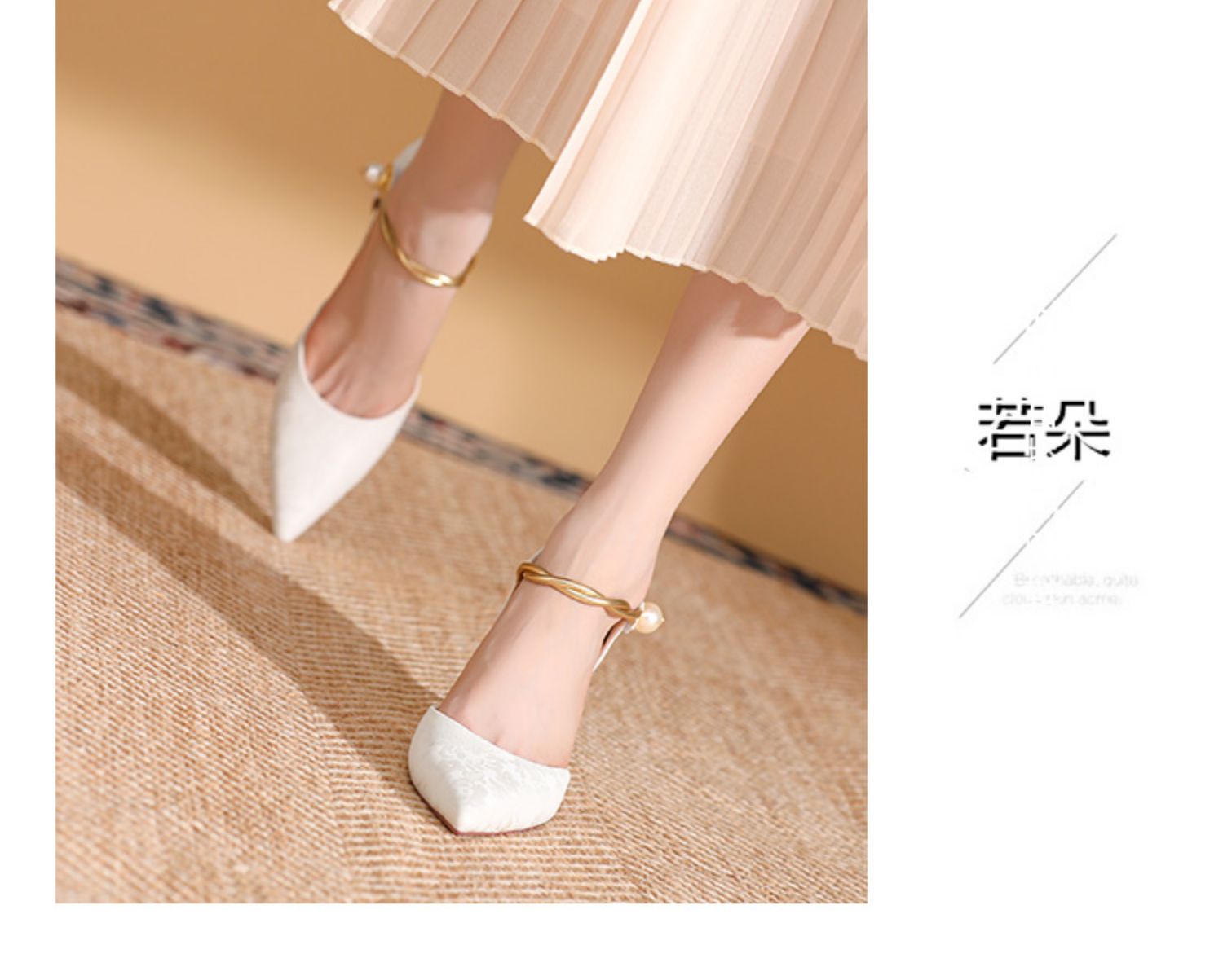 C9283 1380K GIÀY CAO GÓT NỮ RUOREAG MŨI NHỌN GÓT NHỌN MÙA HÈ GIÀY DÉP NỮ G04 SẢN PHẨM MỚI