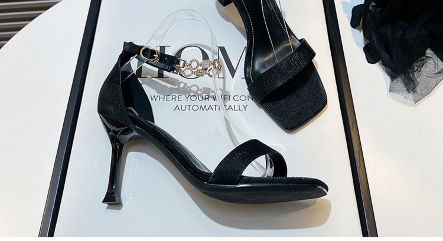 C9401 1380K GIÀY CAO GÓT NỮ RUOREAG GẮN ĐÁ GÓT NHỌN MÙA HÈ GIÀY DÉP NỮ G04 SẢN PHẨM MỚI