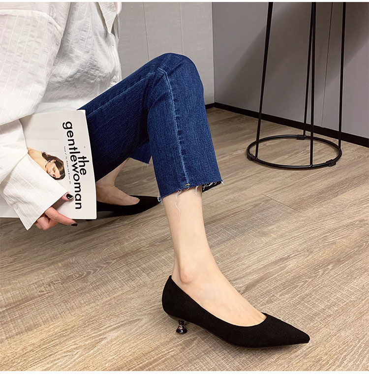 C9346 1280K GIÀY CAO GÓT NỮ RUOREAG MŨI NHỌN GÓT NHỌN GIÀY DÉP NỮ ĐỒ CÔNG SỞ G04 SẢN PHẨM MỚI