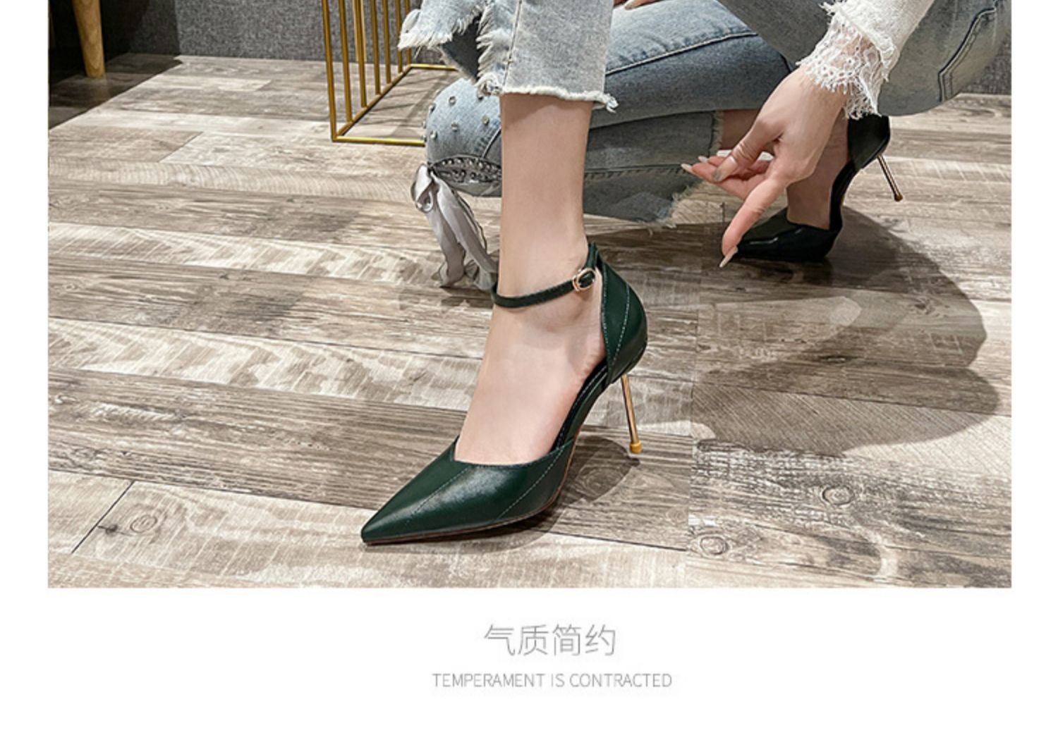 C9574 1380K GIÀY CAO GÓT NỮ RUOREAG MŨI NHỌN GÓT NHỌN GIÀY DÉP NỮ G04 SẢN PHẨM MỚI