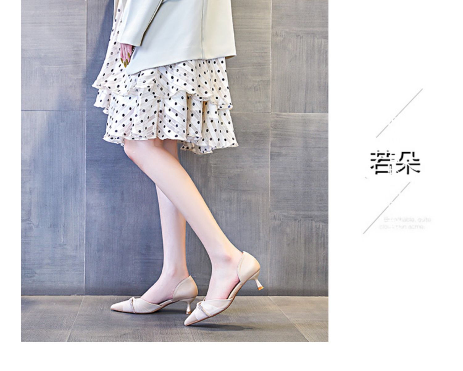 C9521 1380K GIÀY CAO GÓT NỮ RUOREAG GẮN ĐÁ MŨI NHỌN GÓT NHỌN MÙA HÈ GIÀY DÉP NỮ G04 SẢN PHẨM MỚI