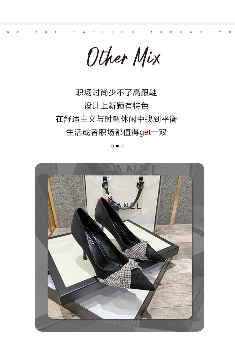 C9637 1380K GIÀY CAO GÓT NỮ RUOREAG THẮT NƠ BƯỚM MŨI NHỌN GÓT NHỌN DÙNG TRONG LỄ CƯỚI GIÀY DÉP NỮ G04 SẢN PHẨM MỚI