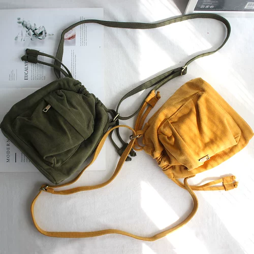 Accidental Bag Shop шикарная холщовая женская сумка через плечо в японском и корейском стиле, литературная и повседневная 𫔮Универсальная сумка через плечо