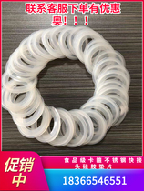 Butterfly valve for fresh milk pasteurization machine 6-pack rubber gasket for milk outlet faucet interface sealing gasket