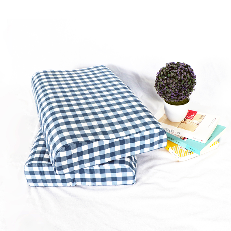 Full cotton Thai latex pillowcase adult rubber pillowcase Height Shaped Memory Pillowcase Customizable 35X60 Dimensions