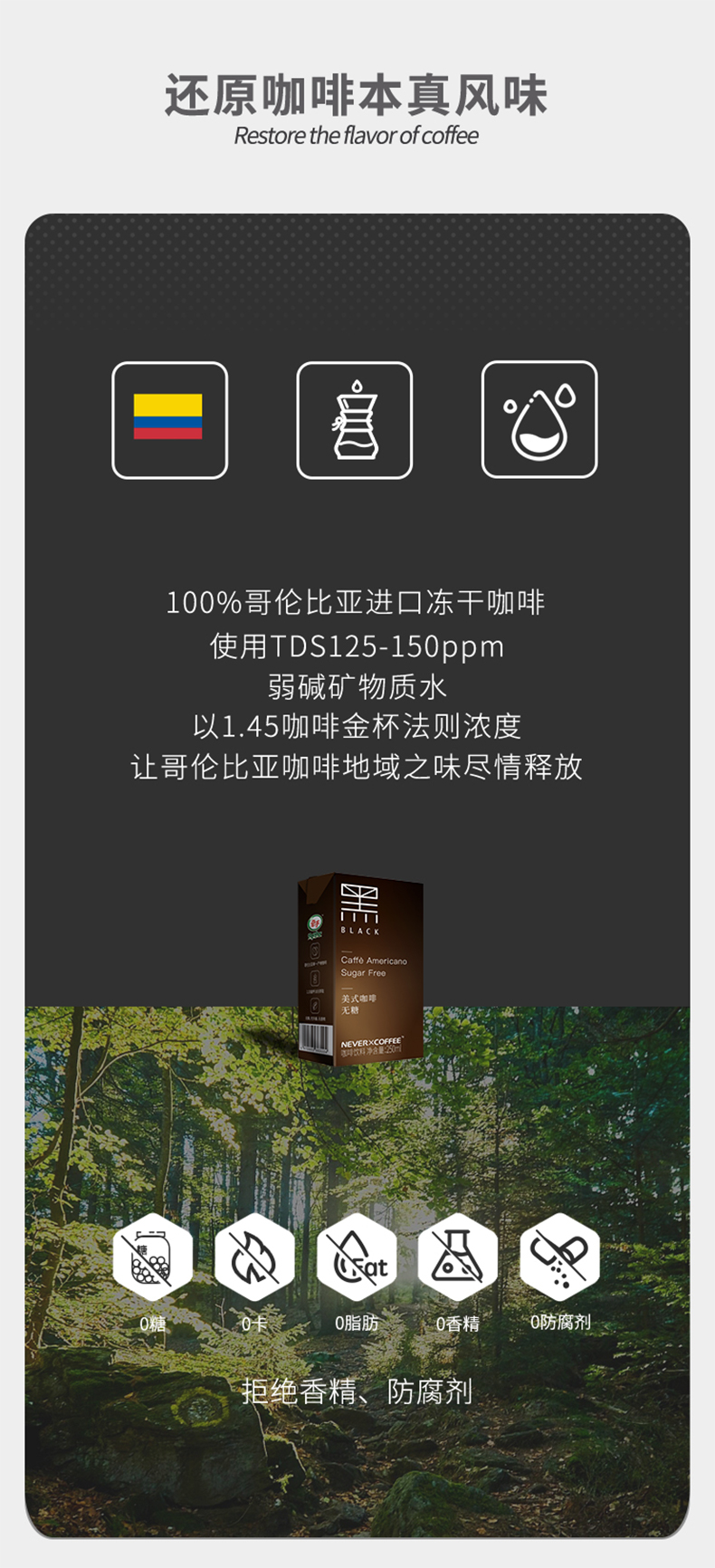 NeverCoffee 拿铁/美式即饮咖啡  250ml*6盒 图6