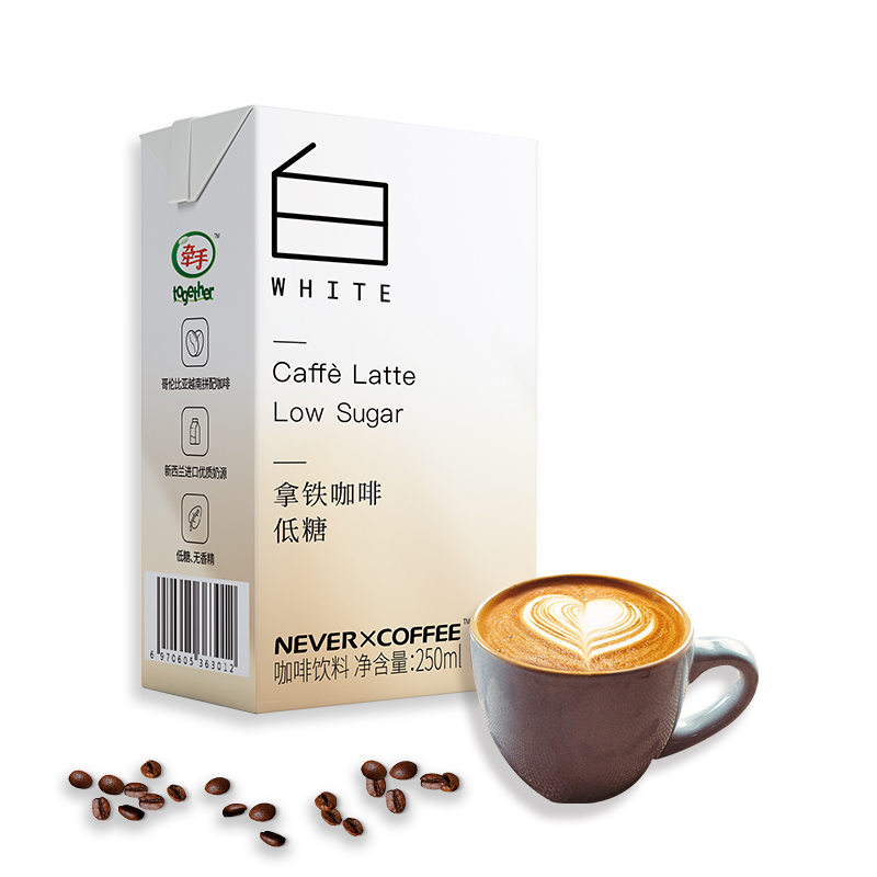  【冲量促销】nevercoffee即饮咖啡饮料拿铁咖啡美式咖啡250mL*6盒